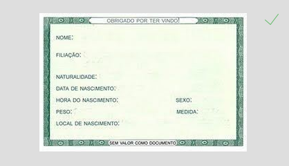 como tirar a foto do documento verso